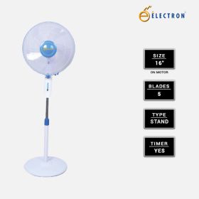 Electron Stand Fan 16 ROUND BASE 5 BLADE F2