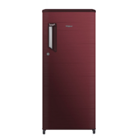 Whirlpool 185L Single Door Refrigerator - 71601 200 Impc Prm 2S Wine Chromium Steel