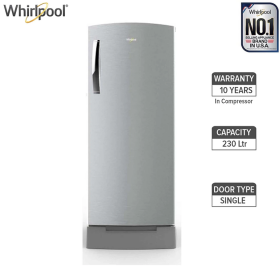 Whirlpool 215L Single Door Refrigerator -230 IMPRO ROY 3 Star Direct Cool DM-71849