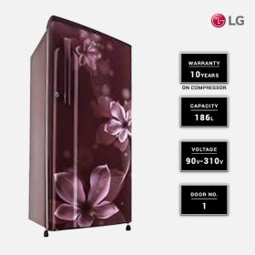 LG 186 Ltr Single Door Refrigerator GL-B200HRLN